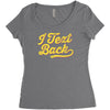 i text back Women's Triblend Scoop T-shirt