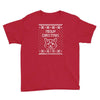 meowy christmas Youth Tee
