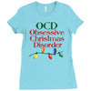 ocd obsessive christmas disorder Ladies Fitted T-Shirt
