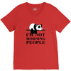 im Not Morning People V-Neck Tee