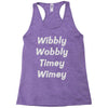wibbly w0bbly Racerback Tank
