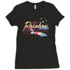 rainbow road Ladies Fitted T-Shirt