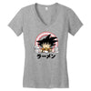 saiyan ramen Women's V-Neck T-Shirt