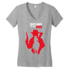 outlaws to the end Women's V-Neck T-Shirt