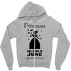 Princesses Are Born In June Zipper Hoodie