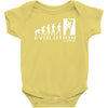 climbing ape to evolution climb indoor outdoor Baby Onesie