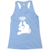 cartoon hands holding diamond Racerback Tank