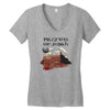 the pilgrimage Women's V-Neck T-Shirt