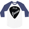 pick jesus bible 3/4 Sleeve Shirt