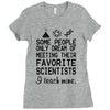 i teach mine science teacher Ladies Fitted T-Shirt