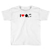 i love house music t shirt edm club wear rave electro party progressiv Toddler T-shirt
