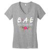 Bae Best Auntie Ever Friends Tv Show Parody Women's V-Neck T-Shirt