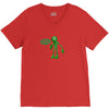 green man dance says hello 2018 V-Neck Tee