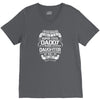 Super Cool Daddy Of A Freaking Awesome Daughter V-Neck Tee