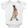 go vegan 6 Baby Bodysuit