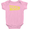 retro back to the future Baby Bodysuit