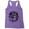 given enough coffee i could rule the world white Racerback Tank