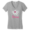 My Favorite People Call Me Nanny Women's V-Neck T-Shirt