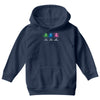 three monkeys talking nonsense Youth Hoodie