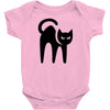 cat black Baby Bodysuit