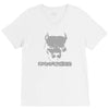 pitbull american pit bull spiked dog collar V-Neck Tee