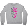 two coloured skull Crewneck Sweatshirt