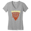 feed me pizza tell me i'm pretty Women's V-Neck T-Shirt