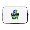 kiss me im gay Laptop sleeve