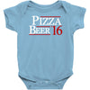 pizza and beer '16 Baby Bodysuit