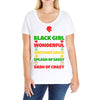 i'm not just a black girl Ladies Curvy T-Shirt
