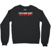 i'm in good shape round is a shape! funny Crewneck Sweatshirt