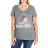 battle ground chicken dinner Ladies Curvy T-Shirt