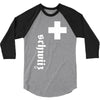 fan, swiss cross, switzerland, new 3/4 Sleeve Shirt
