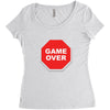 over Women's Triblend Scoop T-shirt