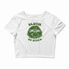 sloth so hard Crop Top