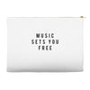 music sets you free Accessory Pouches