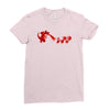 rolling into battle Ladies Fitted T-Shirt