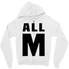 All M Zipper Hoodie