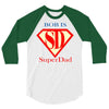 bob is super dad 3/4 Sleeve Shirt