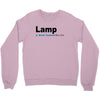lamp   brick tamland likes this facebook thumbs up mens white t shirt Crewneck Sweatshirt