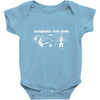 the aerodynamics of a basset hound Baby Onesie
