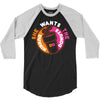 She Wants The D Dunkin Donuts 3/4 Sleeve Shirt