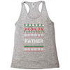 ugly christmas father Racerback Tank