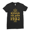 kings are born in 1982 Ladies Fitted T-Shirt