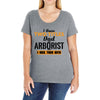 I Have Two Titles Dad And Arborist And I Rock Them Both Ladies Curvy T-Shirt