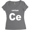 cerium Women's Triblend Scoop T-shirt