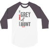 i wear grey for my aunt 1 3/4 Sleeve Shirt