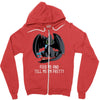 feed me and tell me i'm pretty Zipper Hoodie