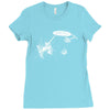 trek wars womens funny Ladies Fitted T-Shirt