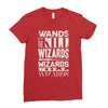 wizards kill wizards Ladies Fitted T-Shirt